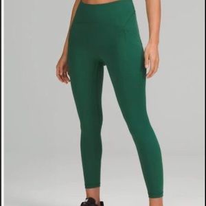 Lululemon everglade green leggings.